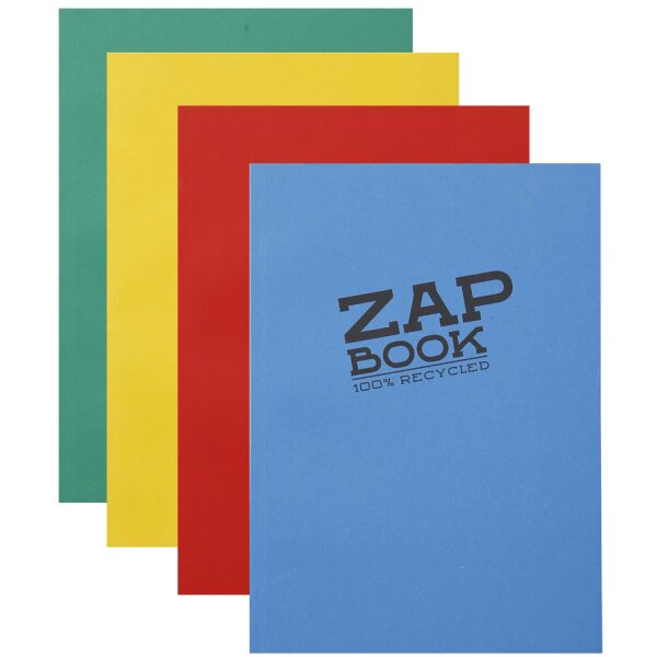 Clairefontaine Skizzenblock ZAP BOOK, DIN A4, 80 g qm