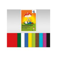 URSUS Tonzeichenpapier A3 2154099 130g, 10 Farben ass. 10...