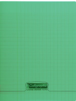 Calligraphe Schulheft, 240 x 320 mm, kariert, grün