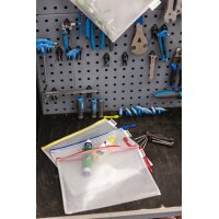 djois by tarifold Pochette à zip ZIPPER, A4, PVC, bleu