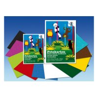 URSUS Carton photo A4 3704699 300g,10 couleurs ass. 10 flls.