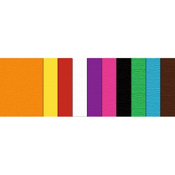 URSUS Carton bricolage A4 3924699 220g,10 couleurs ass. 10 flls.