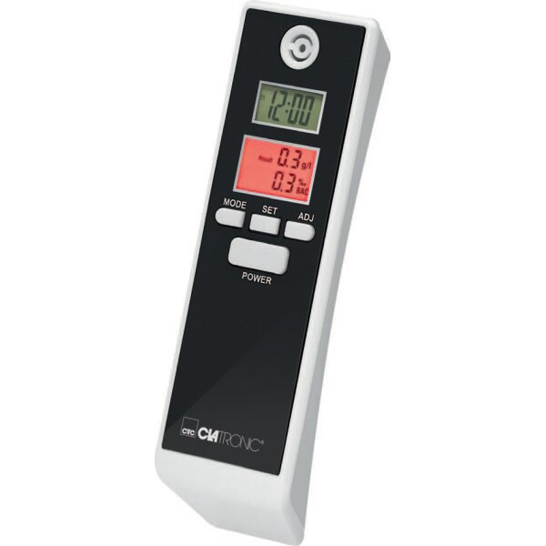 CLATRONIC Alkoholtester AT 3605, weiss schwarz