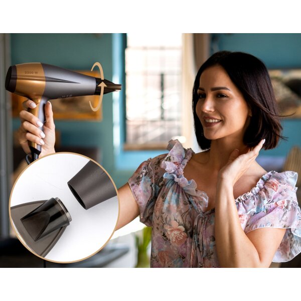 PROFI CARE Haartrockner PC-HT 3010, braun bronze