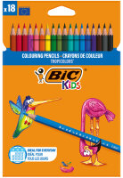 BIC KIDS Crayons de couleur Tropicolors , étui...