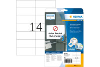 HERMA Etiketten Movables 105x42.3mm 5081 weiss,non-perm....