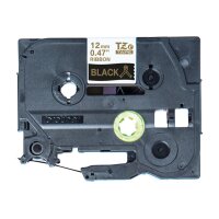 PTOUCH Ruban noir/or TZE-R334 Équipements Tze 12-36mm