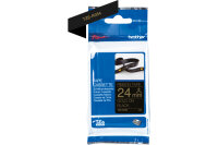PTOUCH Band schwarz gold TZE-R354 Tze Geräte 24mm