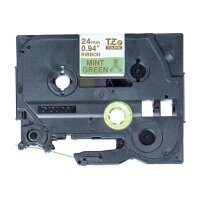 PTOUCH Ruban vert m./or TZE-RM54 Équipements Tze 24mm