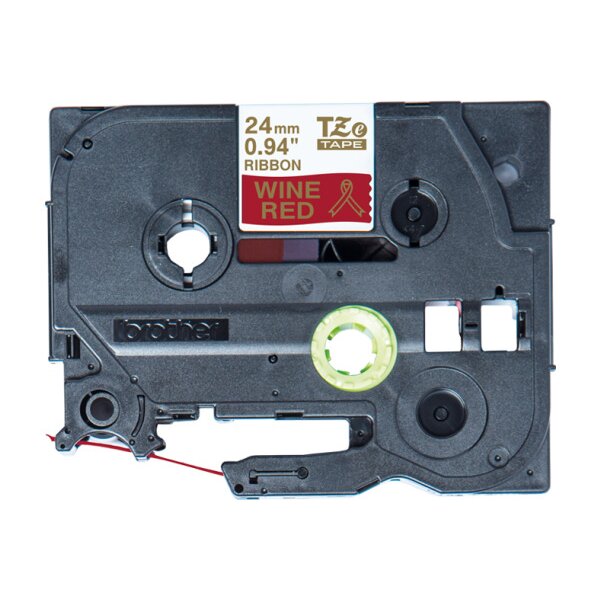 PTOUCH Ruban rouge/or TZE-RW54 &Eacute;quipements Tze 24mm
