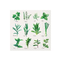 STEWO Serviettes Herb 33x33cm 2572598745 vert 20 pcs.