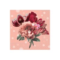 STEWO Serviettes Lenora 33x33cm 2572605625 rose 20 pcs.