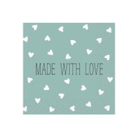 STEWO Serviette Leonce 25x25cm 2573600041 blau hell 20...