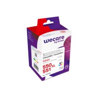 WECARE Multi rebuilt 550/551 BKCMY PGI550/CLI551WE...