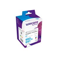 WECARE Multi 950XL/951 rebuilt CMYBK C2P43AEWE p.HP OJ...