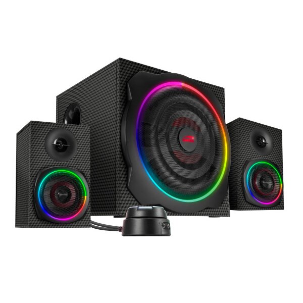 SPEEDLINK Gravity Carbon RGB 2.1 SL-830100-BK Subwoofer System black