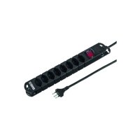 STEFFEN Steckdosenleiste 3m 20 201138 S schwarz, T13 8...