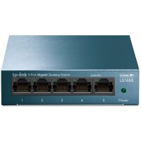 TP-LINK LiteWave 5-Port Switch LS105G 8GB RJ45 Ports,...