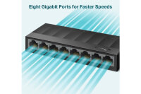 TP-LINK LiteWave 8Port Gigabit Switch LS1008G Desktop Plastic Case