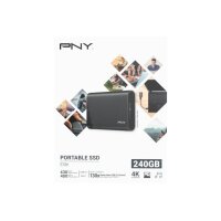 PNY Elite USB 3.1 Gen1 240GB PSD1CS1050-240-FFS Portable...