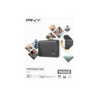 PNY Elite USB 3.1 Gen1 960GB PSD1CS1050-960-FFS Portable...