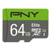 PNY micro-SDHC Elite 32GB P-SDU32GU185GW-GE UHS-I U1...