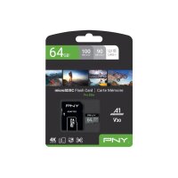 PNY micro-SDXC Pro Elite 64GB P-SDU64GV31100PRO-GE UHS-I...