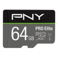 PNY micro-SDXC Pro Elite 64GB P-SDU64GV31100PRO-GE UHS-I...