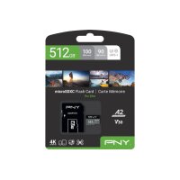 PNY micro-SDXC Pro Elite 512GB P-SDUX512U3100PRO-GE UHS-I...