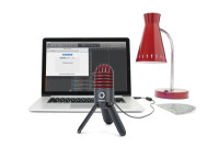 SAMSON Meteor USB Microphone bl red SAMTRBR Studio...