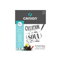 CANSON Letteringblock 24x32cm 400109921 20 Blatt, bright...