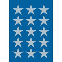 HERMA Autocollants de Noel DECOR étoiles, 22 mm,...