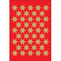 HERMA Weihnachts-Sticker DECOR "Sterne", 14 mm,...