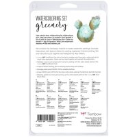Tombow Watercoloring-Set "Greenery", 11-teilig