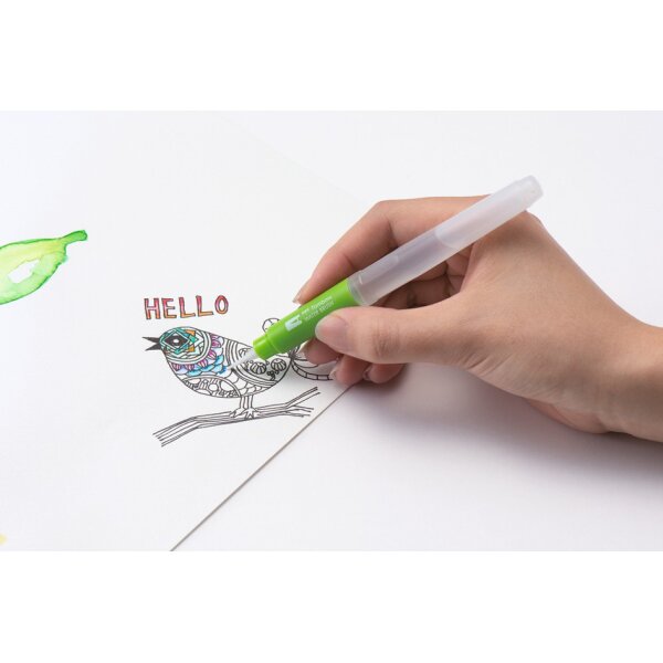 Tombow Pinceau à réservoir deau, blister de 3