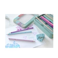 FABER-CASTELL Crayon couleur triangle GRIP SPARKLE,...