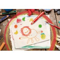 STABILO Crayon multi-talents woody 3 en 1, rond, noir