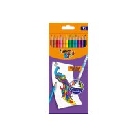 BIC Farbstifte Evolution 987868 12 Stück, Farben ass.