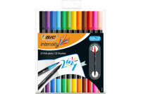 BIC Stylo fibre Dual Tip 989695 12 pcs., couleurs ass.
