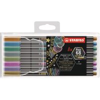 STABILO Fasermaler Pen 68 6808/8-11 metallic ass. 8...