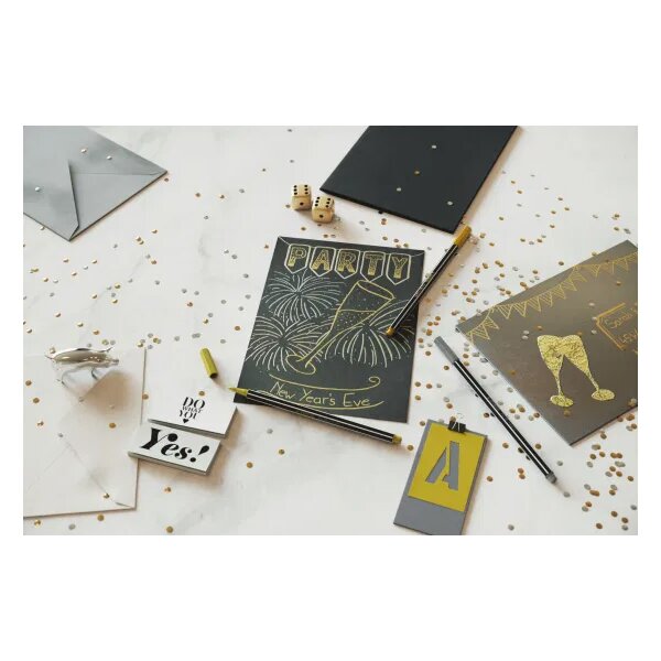 STABILO Feutre Pen 68 metallic, présentoir de 60