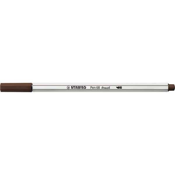 STABILO Feutre pinceau Pen 68 brush, marron