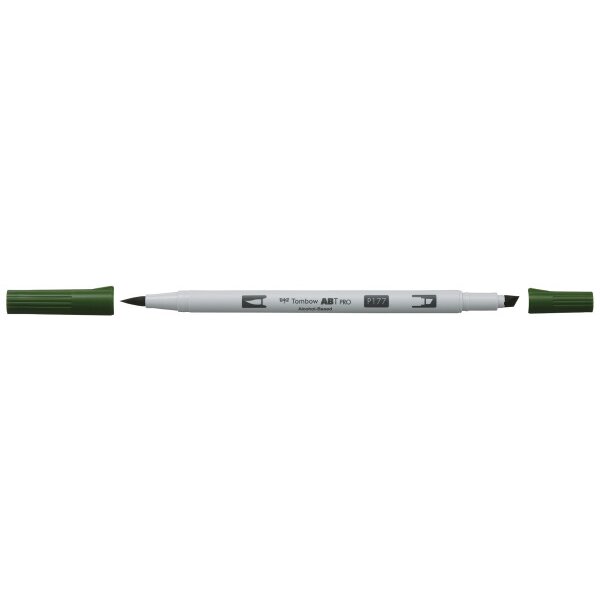 TOMBOW Dual Brush Pen ABT PRO ABTP-177 dark jade