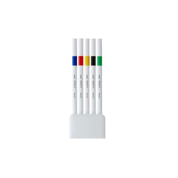UNI-BALL Fineliner Emott 0.4mm PEM-SY_5C_NO.1 vivid 5 pcs.