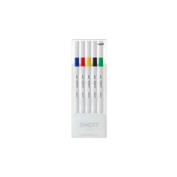 UNI-BALL Fineliner Emott 0.4mm PEM-SY_5C_NO.1 vivid 5 pcs.