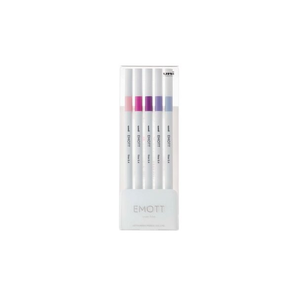 UNI-BALL Fineliner Emott 0.4mm PEM-SY_5C_NO.7 floral 5 pcs.