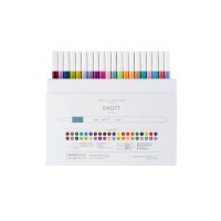 UNI-BALL Fineliner Emott 0.4mm PEM-SY_40C 40 Farben ass....