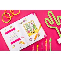 PILOT Stylo à encre gel G2 07 Néon, rouge...