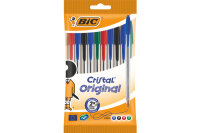 BIC Kugelschreiber Cristal 830865 10 Stück, 4 Farben...