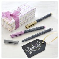 FABER-CASTELL Metallics Marker, 2er Blisterkarte